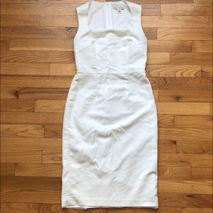 Banana Republic White classic pencil dress size 0
